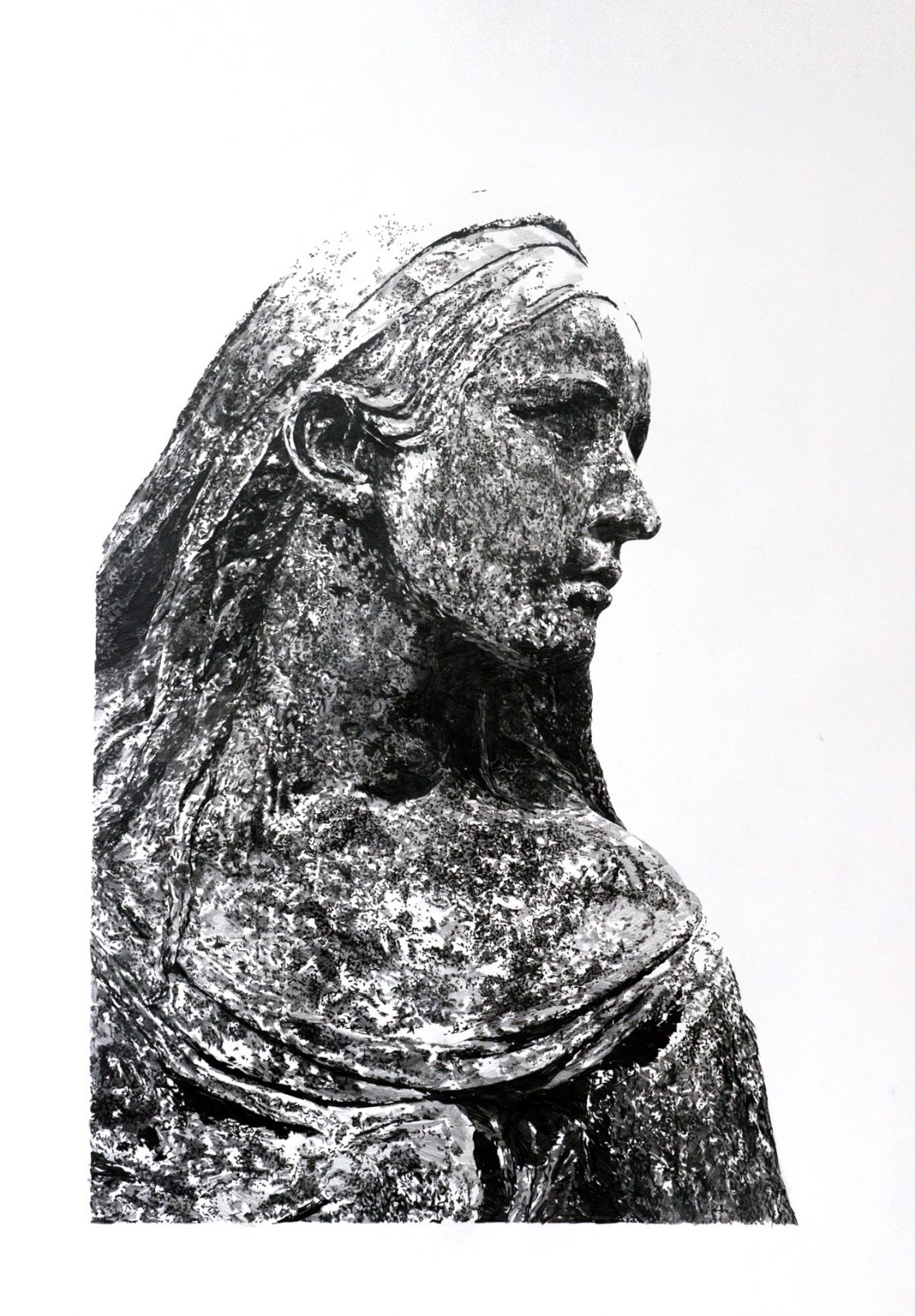 Pencil on paper. 70x100cm.