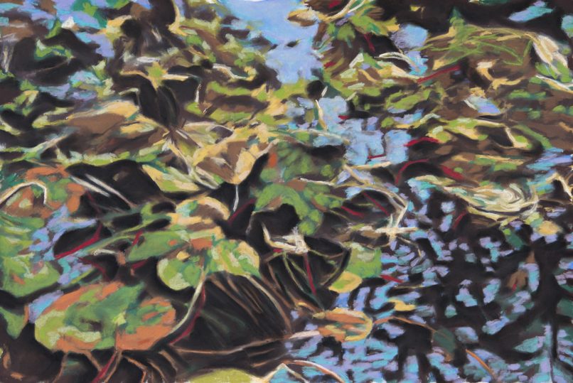 Pastels on paper. 60x40cm.