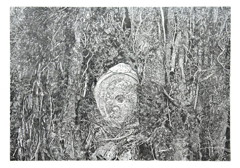 Villa Trabia. Pencil on paper. 70x50cm